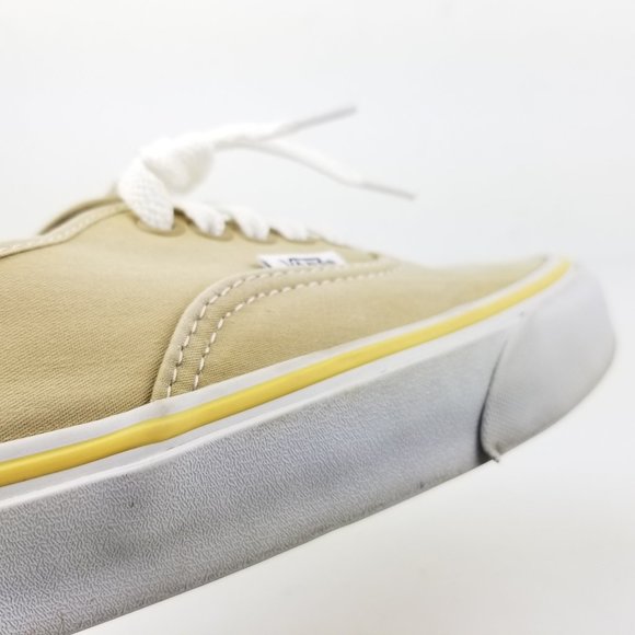 Vans Tan Canvas Low Top Casual Sneaker Shoes - Picture 8 of 8